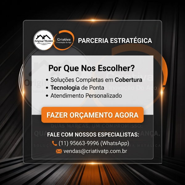 Criativa Telhas e Painéis - Parceria Estratégica